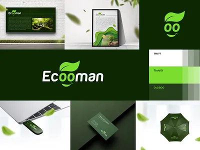 Ecooman logo best logo best logo in 2024 branding design eco logo ecooman logo graphic design illustration logo sakibart top logo in 2023 vector
