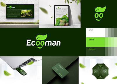 Ecooman logo best logo best logo in 2024 branding design eco logo ecooman logo graphic design illustration logo sakibart top logo in 2023 vector