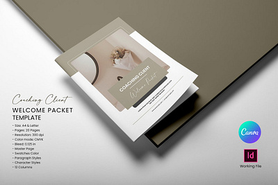 Coaching Client Welcome Packet business plan canva template client welcome client welcome guide coach workbook coaching froms coaching template coaching welcome guide indesign template marketing magazine presentation pricing template project proposal service guide services packet welcome guide welcome kit welcome packet welcome proposal