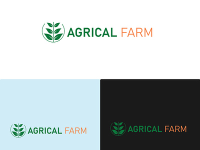 Agrical Farm Minimalist Modern Logo Design Template agricalture logo branding business logo farm logo graphic design green text logo illustration logo mini minimal logo minimalist logo modern logo vector