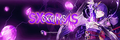 SXQIMS RAIDEN Header graphic design