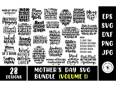 Mother’s Day SVG Bundle V1 design graphic design graphic tees mama bundle svg mama svg merch design mom svg momlife svg mother bundle mother quotes svg mother svg mother svg bundle mothers day bundle svg mothers day svg mothers day svg bundle mum svg svg t shirt designer tshirt design typography tshirt design