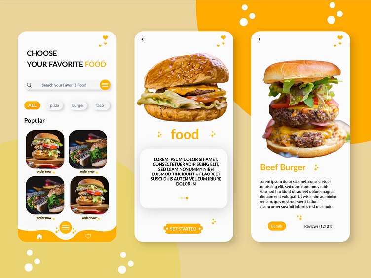 ui ux design templates vector by Monir 360 on Dribbble