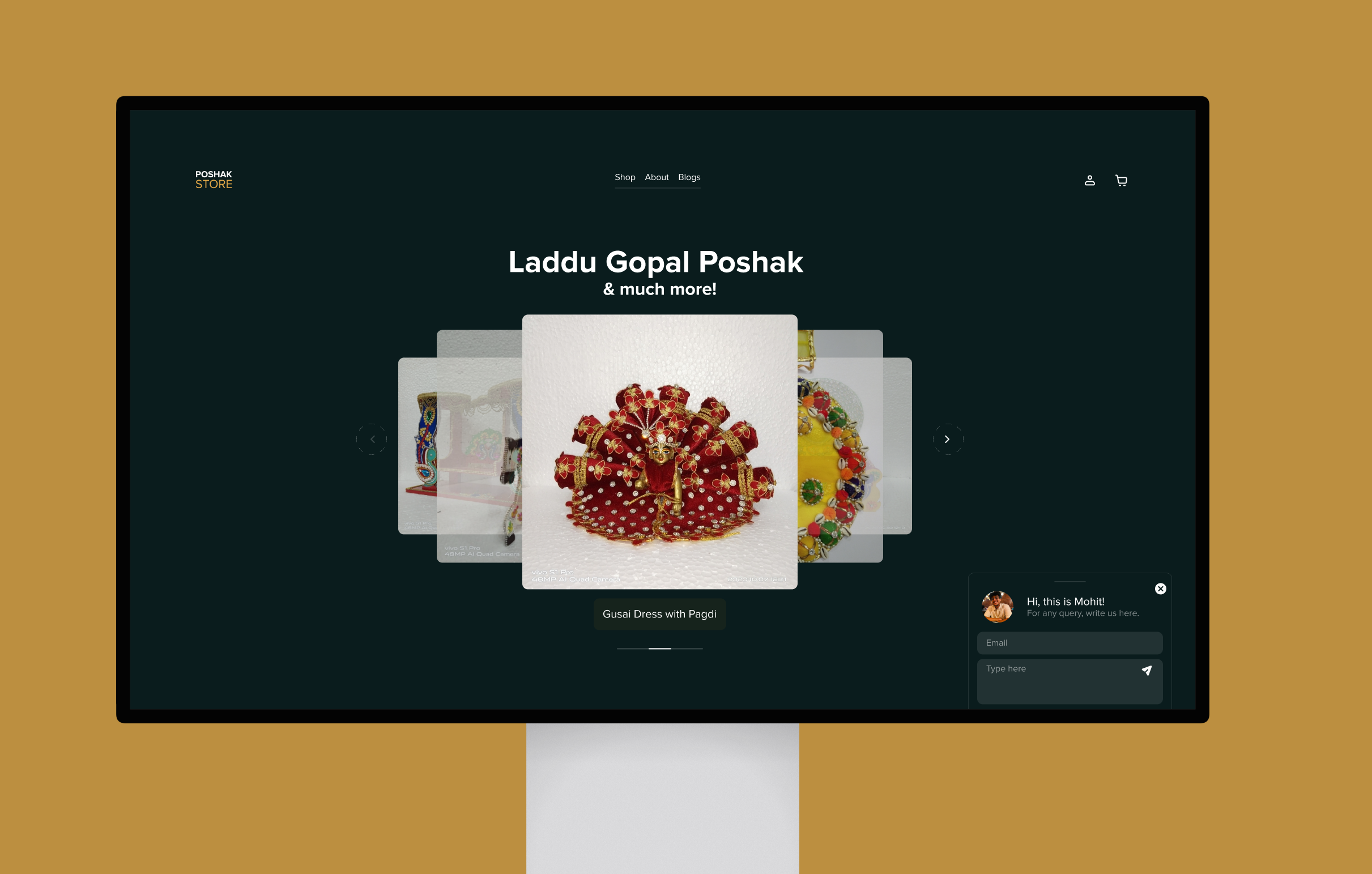 Poshak Store - Web design UI cleanui spacing uidesign uxwriter webdesign