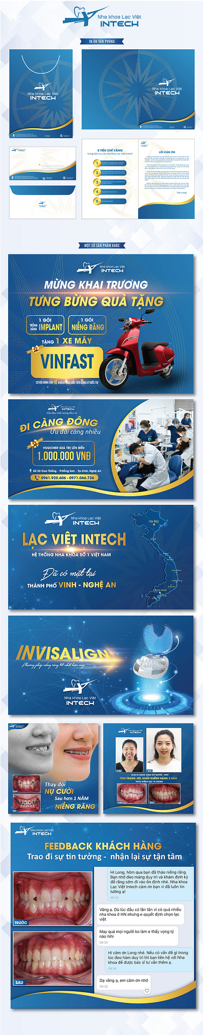 Lac Viet dentist brand other product branding design graphic design illustration