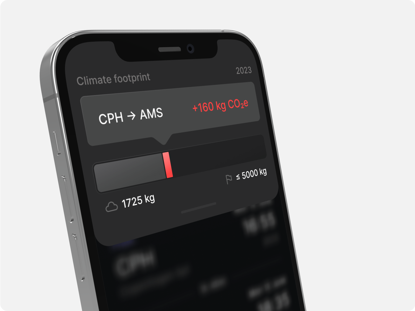 Carbon footprint concept airline app carbon carbon footprint climate climate footprint climatechange ecofriendly environment flight footprint green interface pollution sustainability travel ui uiux user interface ux