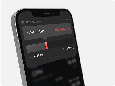 Carbon footprint concept airline app carbon carbon footprint climate climate footprint climatechange ecofriendly environment flight footprint green interface pollution sustainability travel ui uiux user interface ux