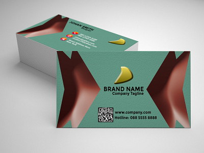 Business Card book cover business card graphic design logo