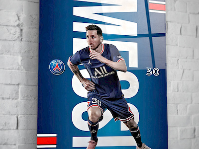 Lionel Messi Paris Saint-Germain Home Kit 21/22