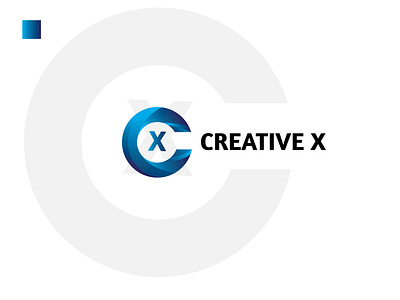 Creative X logo Design 3d branding creativex cx logo design graphic design illustration letter logo logo logo design ui vector x logo