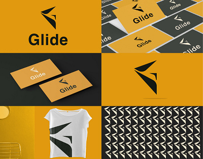 Glide - Logo Design (Unused) abestraclogo branding creative creativelogo design gradi gradiant graphic design illustration letter mark logo logo concept logo design logo designer logo maker logos minimal logo typhograp vector word mark