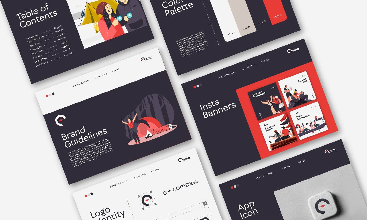 Example of Brand Book / Brand Bible Design