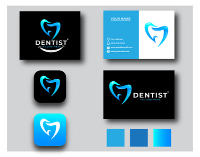 Dentist - Logo Design (Unused) abestraclogo branding creativelogo design gradiant graphic design illustration letter mark logo logo brand logo concept logo designer logo desing logo ideas logo process logologo logos minimal logo minimalist logo vector