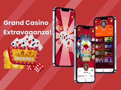 Casino Game 3d app branding design graphic design illustration logo typography ui ux vector