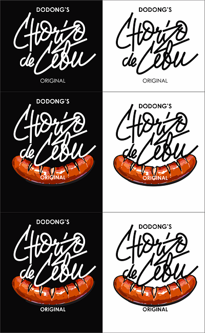 Dodong's Chorizo de Cebu branding corel draw design illustration logo vector wba2malaque