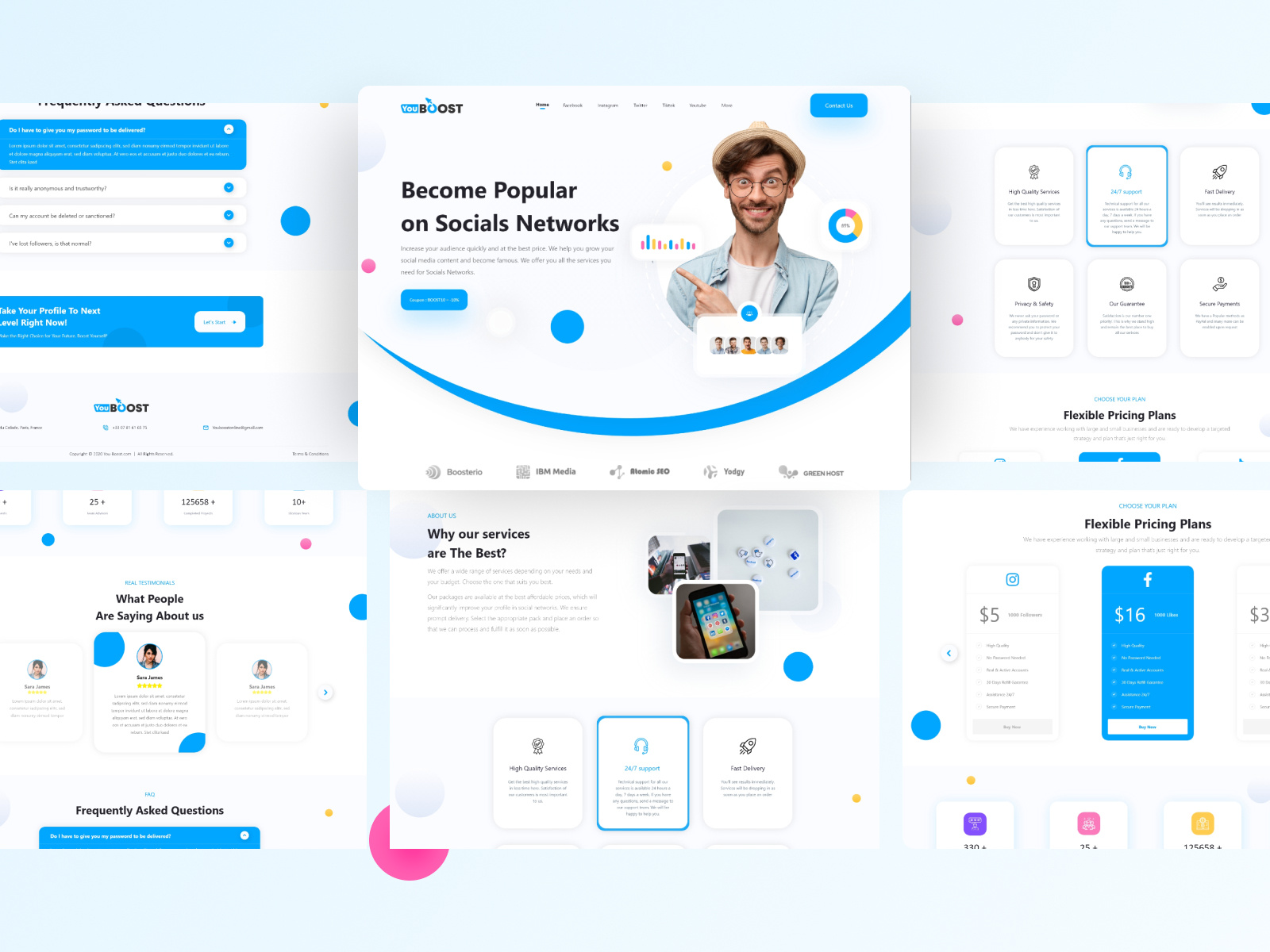 Example of Website | Landing Page | UI UX Design