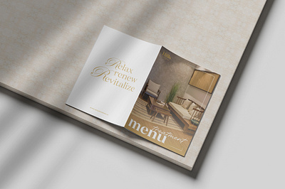 Spa Menu | Hillsbeauty adobeindesign advertising catalog catalogue design digital elegant indesign menu minimal print spa typo typography