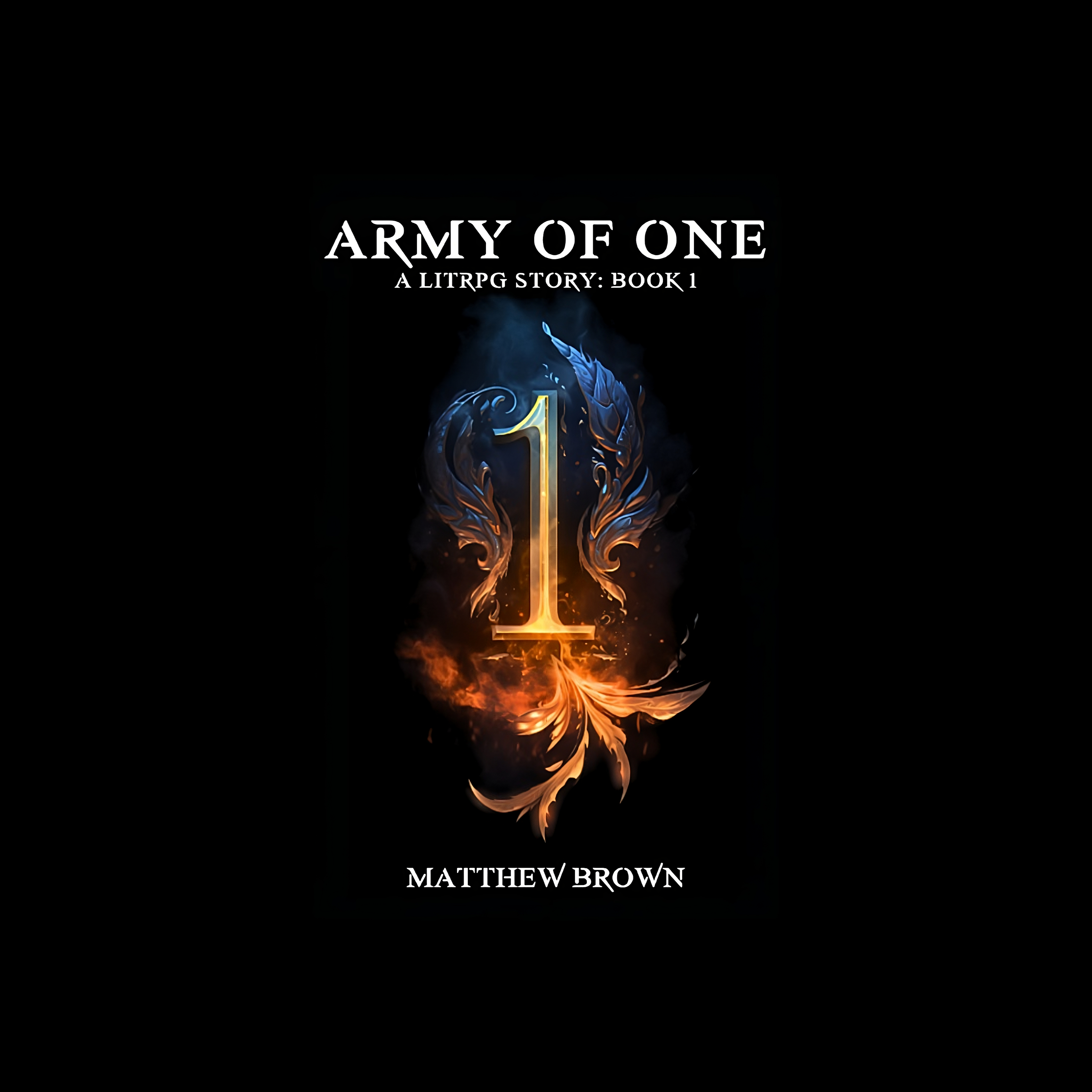 Book Cover Design - Army Of One ai book cover design fantasy fiction graphic design typography