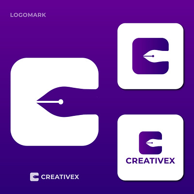 Creativex- Logo Design abstract app logo branding creative logo gradient logo logo logo designer logo icon logodesign minimal logo minimalist logo modernlogo symbol vectore website logo