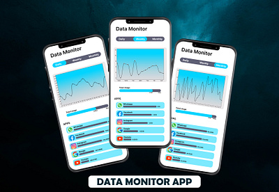 Data Monitor Application app design ui
