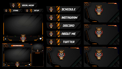 Looking for an amazing Twitch #overlay package and #logo? 3d animation graphic design overlays streampack