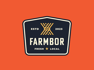 Farmbor Brand Identity badge badge logo brand design brand identity branding design farm logo farming brand graphic design logo logo badge logo design startup logo