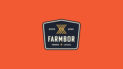 Farmbor Brand Identity badge badge logo brand design brand identity branding design farm logo farming brand graphic design logo logo badge logo design startup logo