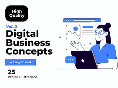 Digital Business Concepts vol.2 art branding business concept digital art digital illustration digital painting digitalart drawing drawingart flat icon illustraion illustration illustration art illustration digital illustrations typography vector vector art