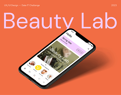 Beauty Lab App app design beauty ecommerce mobile app ui uiux ux