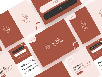 The Skin Workshop - Visual Identity application business business web business website design designer landing landing page landingpage motion graphics site ui animation web web design web designer webdesign webpage website website designer websites