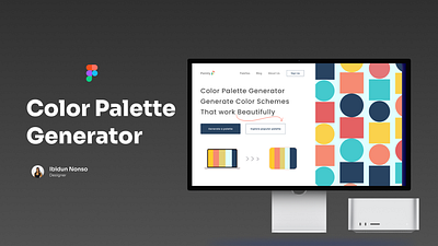 PAINTY - Color Palette Generator branding color design figma ui ux website