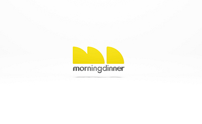 Morningdinner Logo Animation 3d 3d animation logo animation