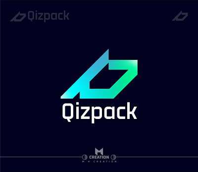 Qizpack Logo Design business logo company logo greadient logo logo logo design logo design 2023 logo design branding logo eyp logo folio logo inspiration logo quick logo type mhcreation modern logo q modern logo tech logo