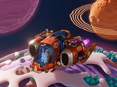 Space Travel 🚀🪐 3d 3danimation 3dart 3dgraphic 3dillustration 3drender animation b3d blender3d blenderanimation blenderart design eeveerender gameart illustration