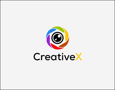 CREATIVE'X - LOGO DESIGN brand icon gradient logo logofolio
