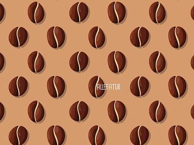 Coffee Pattern coffee design graphic design illustration pattern