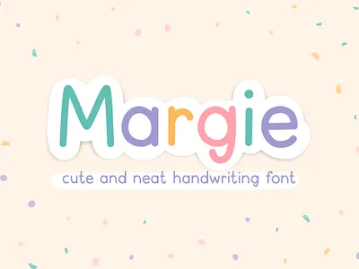 Margie handwritten font cute font handwritten font