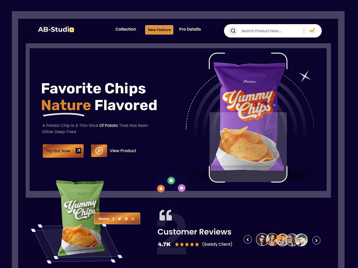 E- commerce : Product landing page by Abu Bokkor Siddik on Dribbble