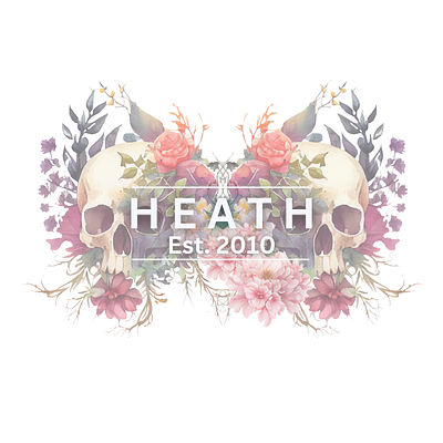 H E A T H branding design graphic design illustration logo