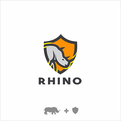 Logo RHINO branding design diseño gráfico graphic design illustration logo logo inspiration logotipo logotype vector