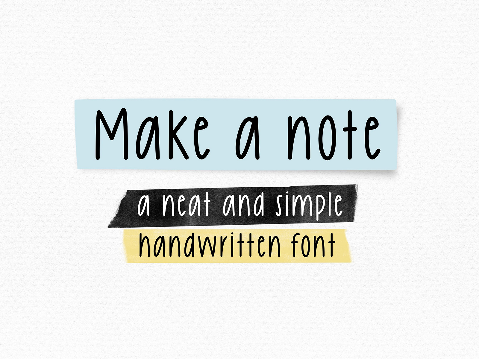 Make a Note handwritten font by Piper S.silverbee on Dribbble