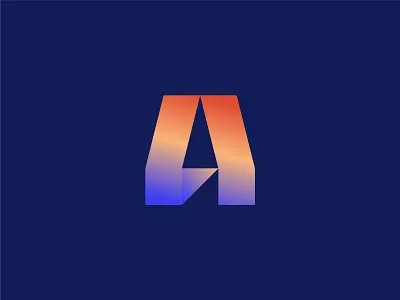 Letter A logo- Tech, fintech, crypto, financial logo a a icon a logo a mark abcdefgh brand design brand identity branding letter a logo minimal modern logo