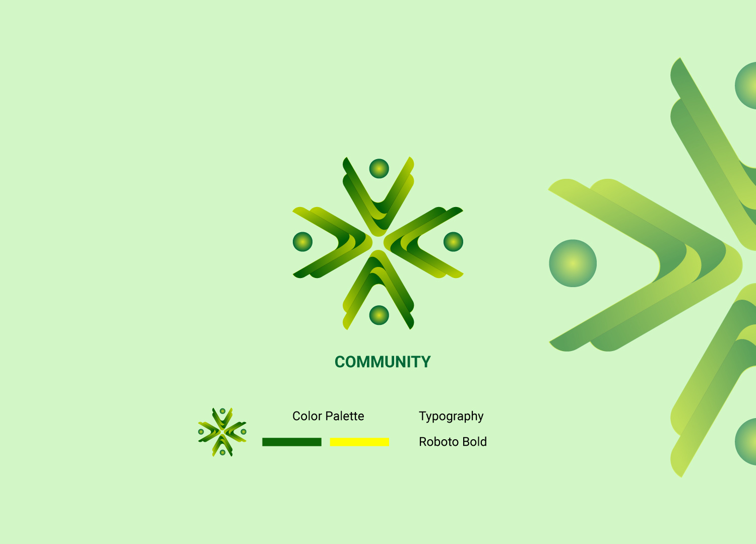COMMUNITY logo design by Ocean Graphic on Dribbble