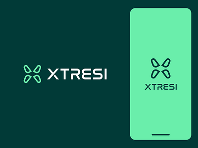 Xtresi Logo bank banking blockchain branding coin crypto currency finance fintech identity invest investing logo minimal money payment software tech technology x logo