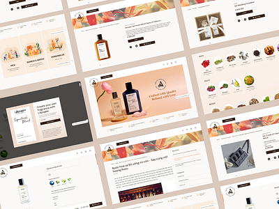 FRAGRANCE DESIGN e commerce uiux design web design