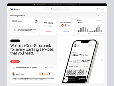 Banking Landing Page 💸 apple bank banking digital banking dynamic island figma finance financial free hero section invest investment ios landing landing page mobile mobile banking money ui ux