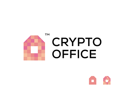 CryptoOffice bold brand brand identity branding crypto cryptooffice design graphic design icon identity illustration logo logo design logo mark minimal modern office typography ui vector