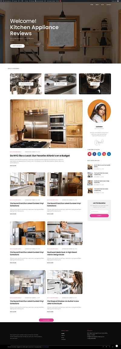 Kitchen Appliance Reviews | WebDesign webdesgn wordpress