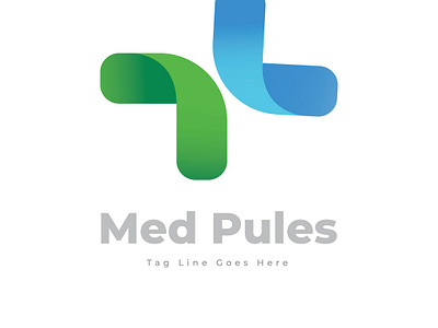 Med Pulse Logo(Unused) branding graphic design logo logo design logofolio medical logo phamacy logo