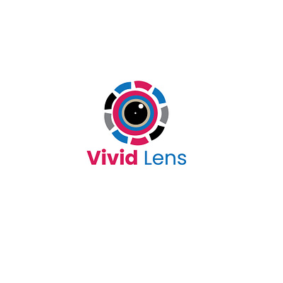 VIVID LENSE LOGO(UNUSED) camera lense logo logo branding logo design logo folio logo type
